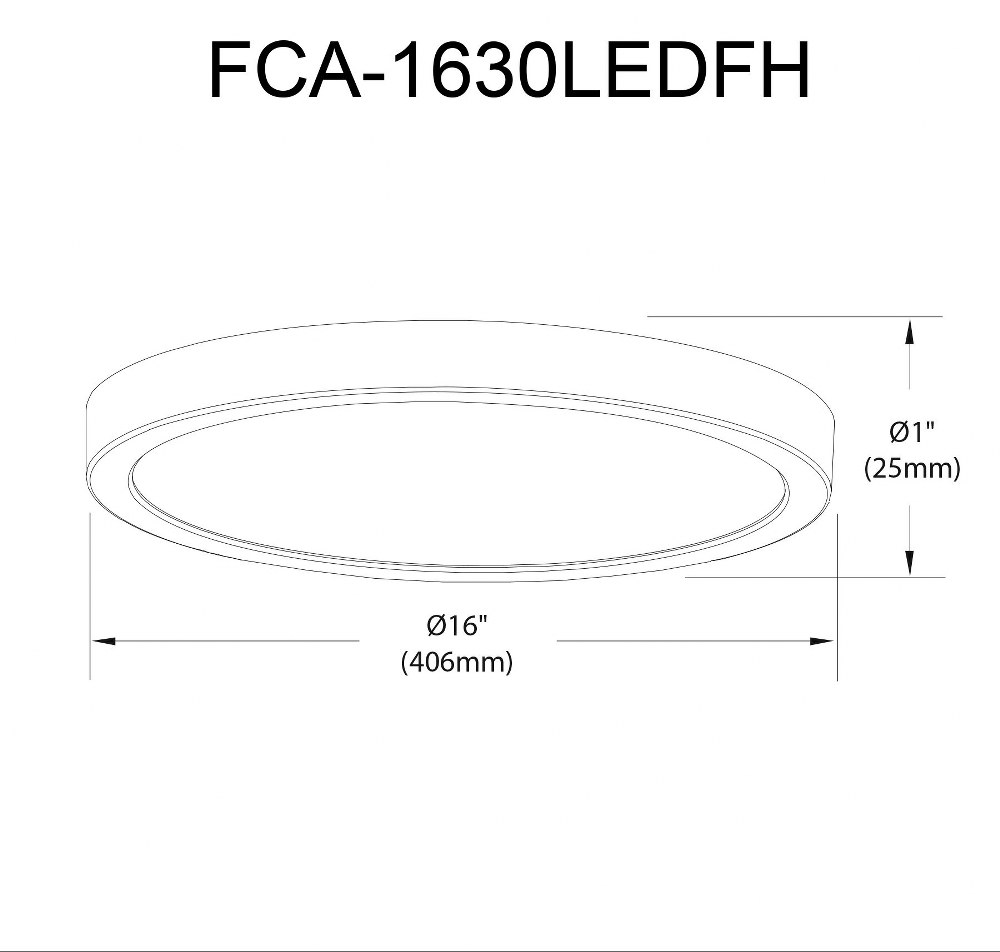 FCA-1630LEDFH-MW