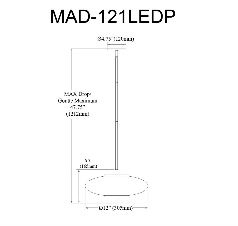 MAD-121LEDP-MB