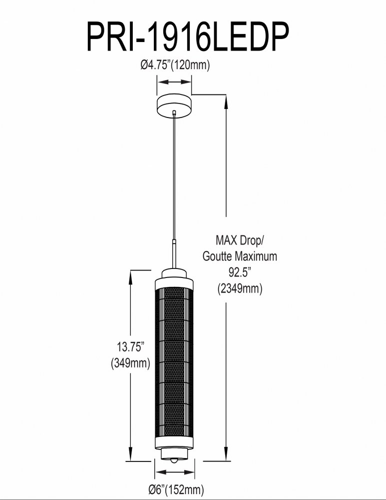 PRI-1916LEDP-MB