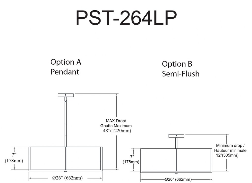 PST-264LP-MB-WH