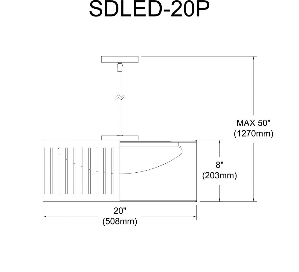 SDLED-20P-MB-WH