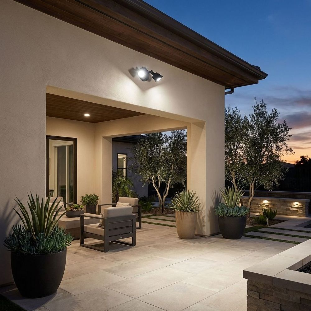 4-FLOOD-A2-3000K-BZ
